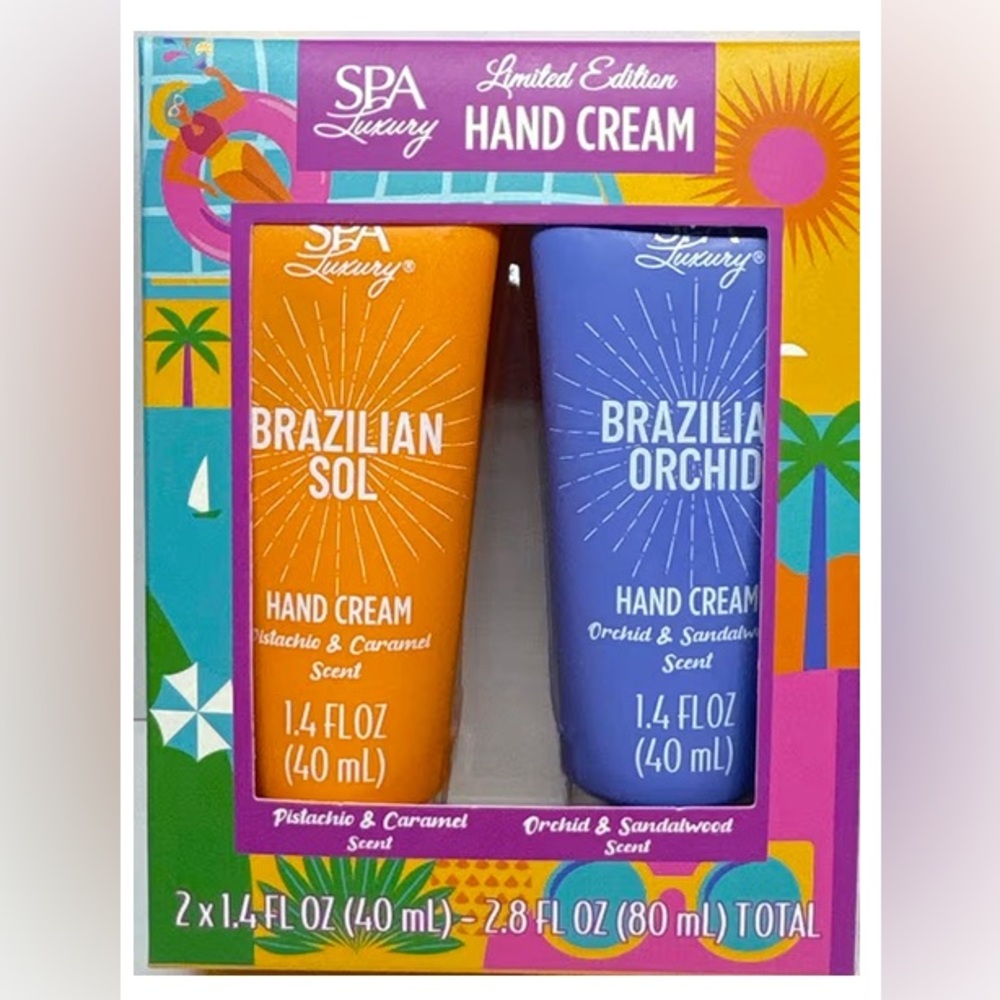 Brazilian Sol and Orchid Hand Cream Duo